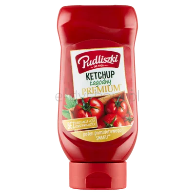 Pudliszki Ketchup Łagodny Premium 470G