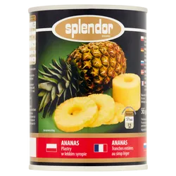 Splendor Ananas Plastry 565G