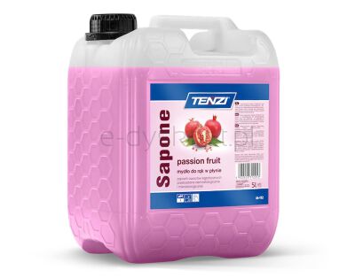 Delikatne Mydło W Płynie TENZI, zapach owocowy, Sapone Passion Fruit, 5l