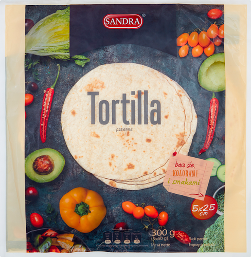 Sandra Tortilla 315G/5Sztx25Cm