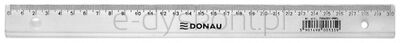 Linijka DONAU, 30cm, zawieszka, transparentna