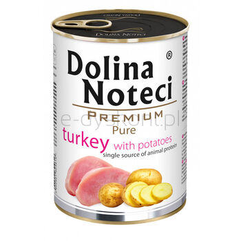 Dolina Noteci Premium Pure Puszka dla Psa Indyk z ziemniakami 400g