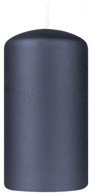 Donau HOME Świeca słupek Standard Lakier, 60x115mm, czarny metaliczny mat