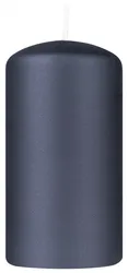 Świeca słupek DONAU HOME Standard Lakier, 60x115mm, czarny metaliczny mat