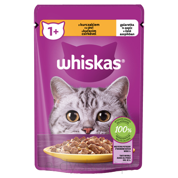 Whiskas Saszetka Galaretka Z Kurczakiem 85 G