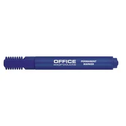 Office Products Marker permanentny ścięty, 1-5mm (linia), niebieski