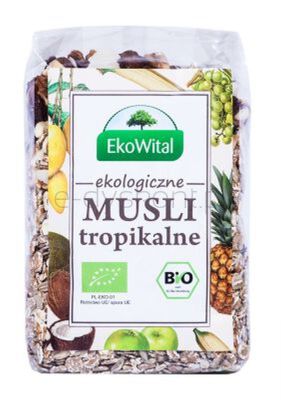 Ekowital Musli tropikalne 20% BIO 300 g