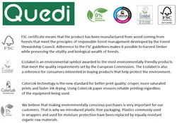 Papier ksero QUEDI ESSENTIAL A4, A4, klasa C, 80gsm, 500ark.