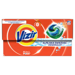 Vizir PODS, Alpine Fresh Kapsułki Do Prania, 33 Prań