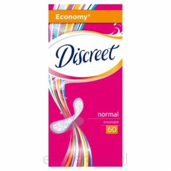 Discreet Wkładki Higieniczne Normal 60 Szt.