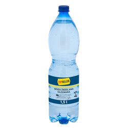 Topseller Woda źródlana gazowana 1,5 l(Paleta 504 szt)