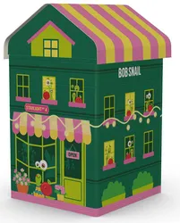 Zestaw prezentowy SNAIL CITY przekąski owocowe z grą i zabawką 384 g BN