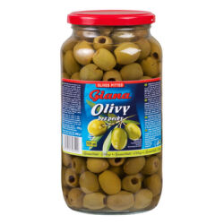 Figaro Hiszpańskie oliwki zielone bez pestek w słonej zalewie 935ml