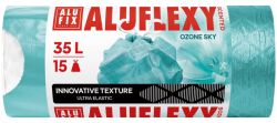 Alufix Aluflexy Worki na śmieci zapach, LDPE, 35l, 15 szt., turkusowe
