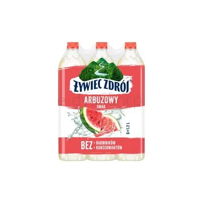 Żywiec Zdrój Arbuzowy Smak z sokiem 1,2 L (w tym +0,50 zł/szt. zwrotnej kaucji)