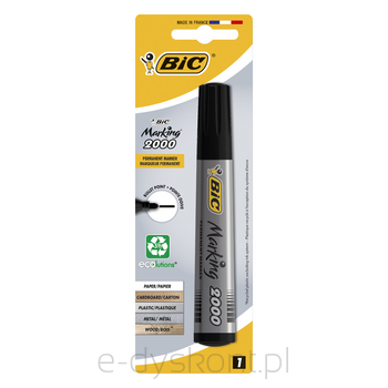 BIC Marking 2000 ECOlutions marker permanentny czarny okrągła końcówka blister 1 sztuka