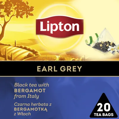 Lipton Herbata Piramidki Earl Grey 20 Torebek
