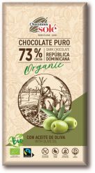 Sole Czekolada Gorzka 73% Kakao Z Oliwą Z Oliwek Bio 100 G
