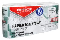 Office Products Papier Toaletowy Celulozowy Premium, 3-Warstwowy, 150 Listków, 15M, 8Szt., Biały - 2