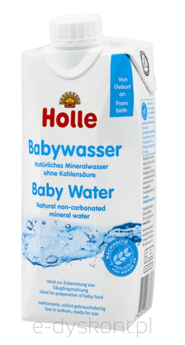 Woda Niegazowana Dla Niemowląt 500 Ml - Holle [BIO]