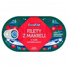 Evrafish Filety Z Makreli W Sosie Pomidorowym 170 G