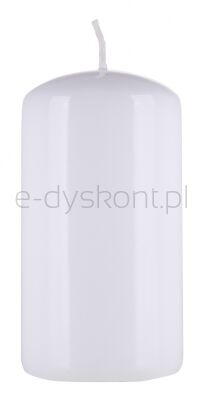 Donau HOME Świeca słupek Standard Gloss, 60x115mm, biały