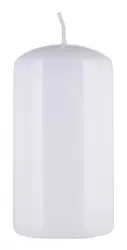 Świeca słupek DONAU HOME Standard Gloss, 60x115mm, biały