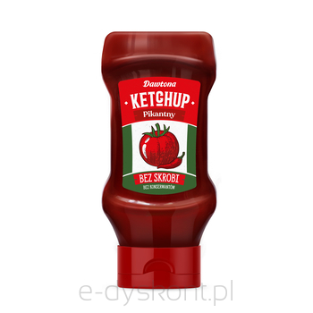 Dawtona Ketchup Pikantny Czysty Skład 450G  