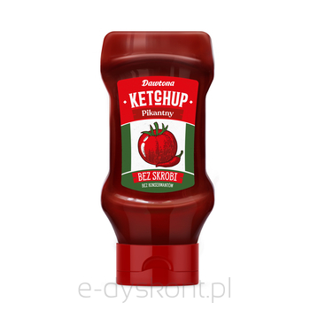 Dawtona Ketchup Pikantny Czysty Skład 450G 