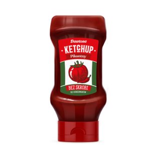 Dawtona Ketchup Pikantny Czysty Skład 450g  