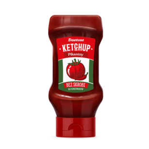 Dawtona Ketchup Pikantny Czysty Skład 450G 