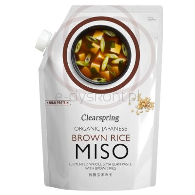 Clearspring Miso Z Brązowego Ryżu Bio 300G
