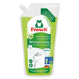 Frosch Winogronowy środek do kabin prysznicowych - zapas w worku 1000 ml