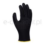 Donau Rękawice Safety Pu Black, Kat. Ii, Rozm. 8, Czarne - 2