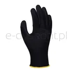 Rękawice Donau Safety Pu Black, Kat. Ii, Rozm. 8, Czarne - 2