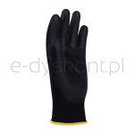 Donau Rękawice Safety Pu Black, Kat. Ii, Rozm. 8, Czarne - 3