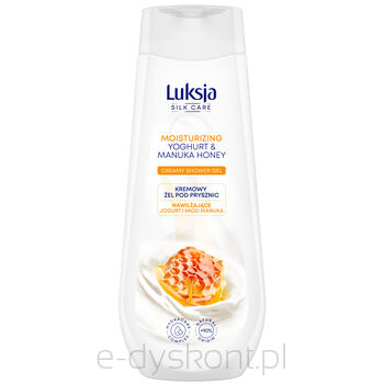 Luksja Żel Pod Prysznic Silk Care Kremowy Jogurt I Miód Manuka 500 Ml