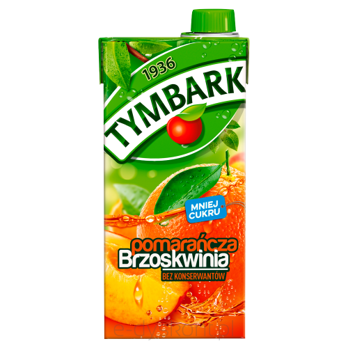 Tymbark Napój Pomarańcza Brzoskwinia 1 L