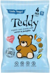 Little Angel Teddy Chrupki Kukurydziane Marchew I Dynia Od 7 Miesiąca Bezgl. Bio 4X15 G