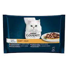 Gourmet Perle Duet Mięsny 4x85g