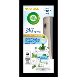 Air Wick Active Fresh Komplet Kwiat Bawełny/Fresh Cotton 228 Ml