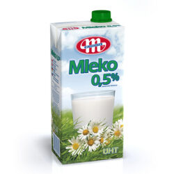 Mlekovita Mleko UHT 0,5% Tłuszczu 1L