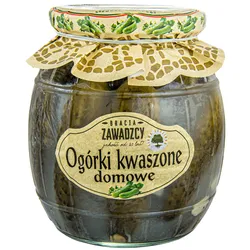 Ogórki Kwaszone Bracia Zawadzcy Domowe 750 G