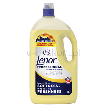Lenor Płyn Do Płukania Tkanin Professional Summer Breeze 4L