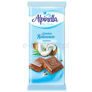 Alpinella Czekolada Mleczna Z Wiórkami Kokosowymi 90G