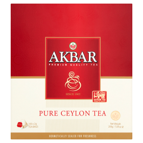 Akbar Herbata Pure Ceylon Czarna 200 G (100 Torebek)