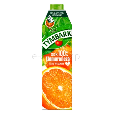 Tymbark Sok 100% Pomarańcza 1 L