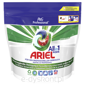 Ariel Kapsułki Do Prania Professional All-in-1 Pods Universal+ 1284 g (60x214 g)