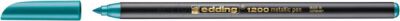 Edding Pisak Z Cienką Końcówką E-1200  1-3Mm, Metaliczny Zielony
