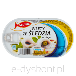 Graal Filety Ze Śledzia W Oleju 170G